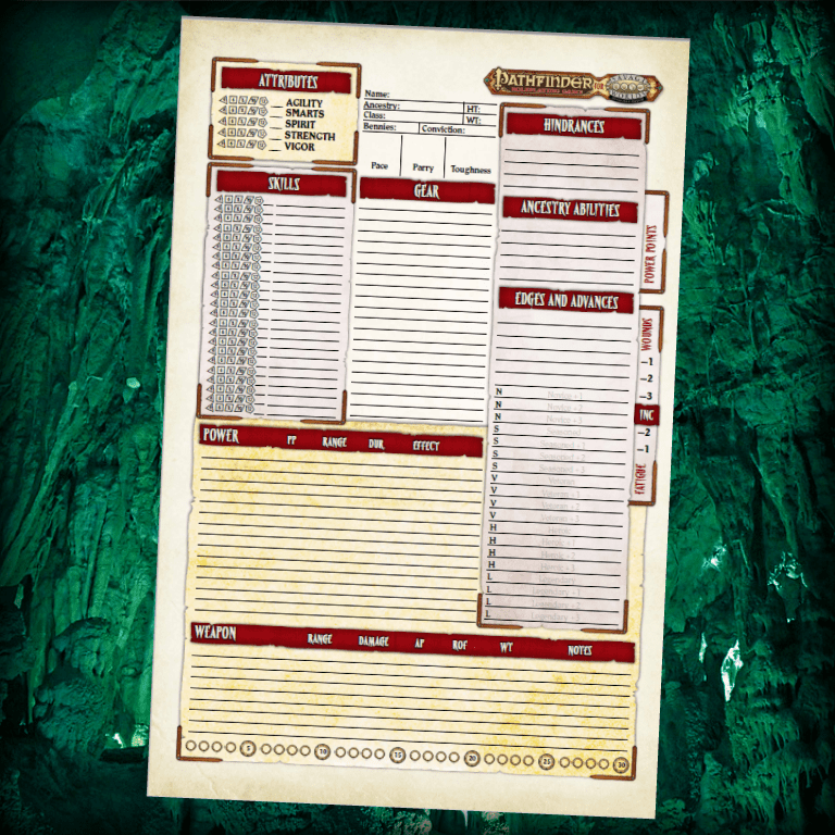 savage-worlds-form-fillable-printable-forms-free-online